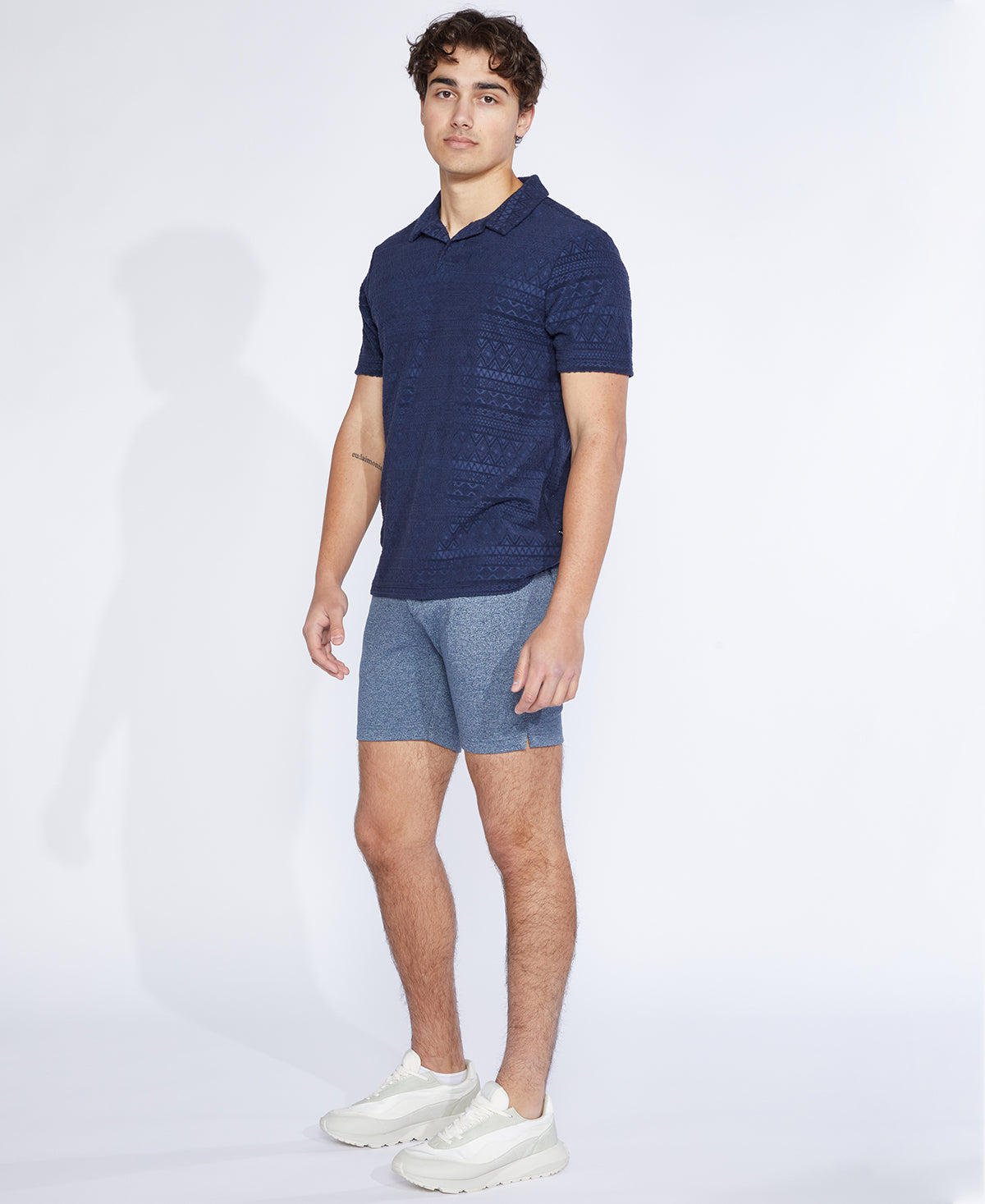 KEITH | 6" tailored short | heather slate