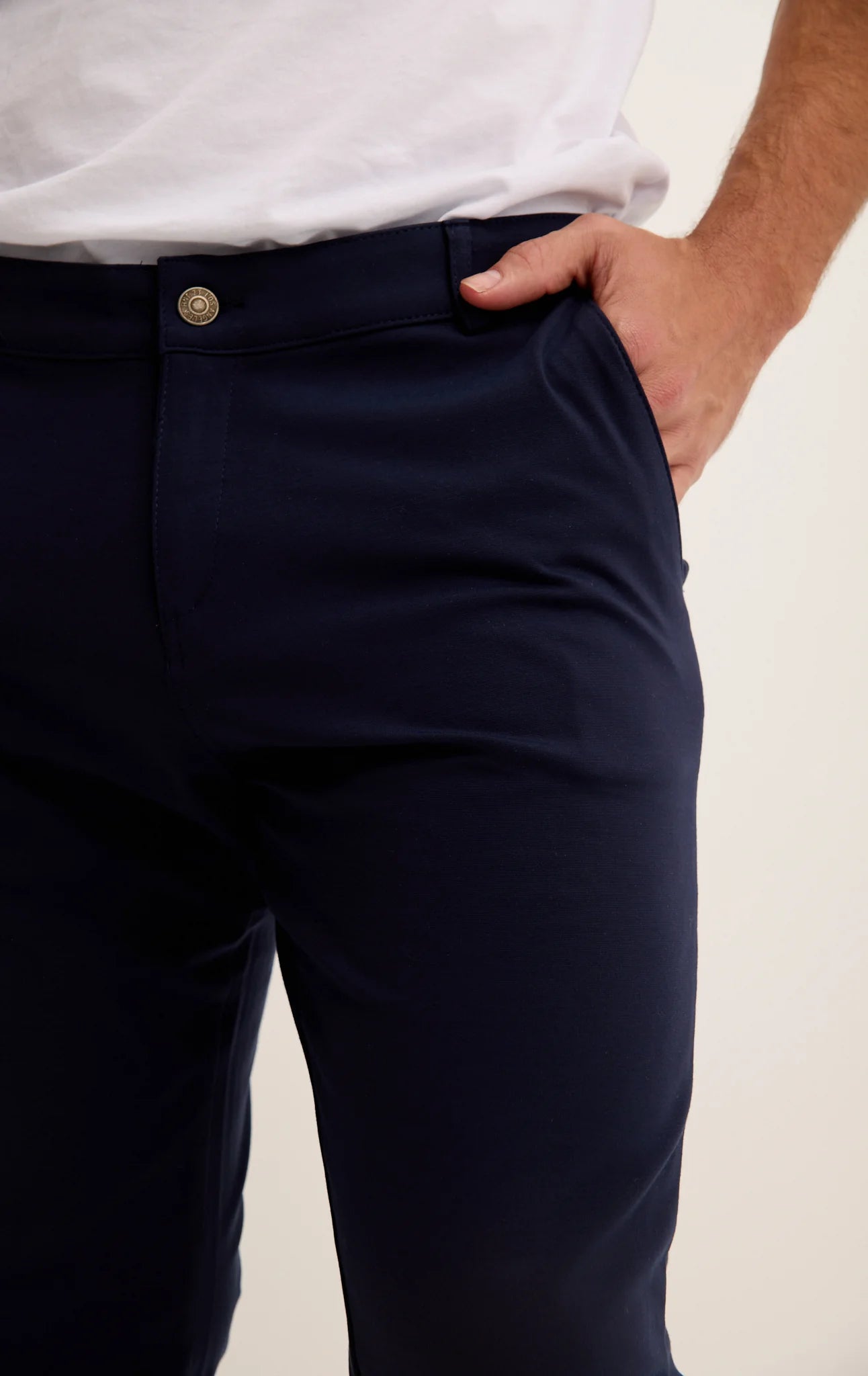 Tapered Casual Wear Pants - Navy