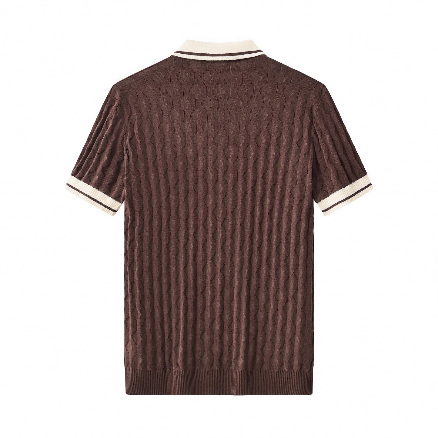 PSS630-Verona Knit SS Shirt-MOCHA