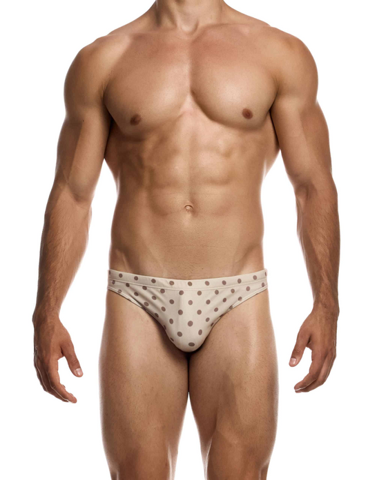 Swimwear Polka Dot Swim Mini Briefs Beige