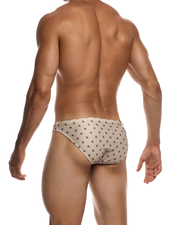 Swimwear Polka Dot Swim Mini Briefs Beige