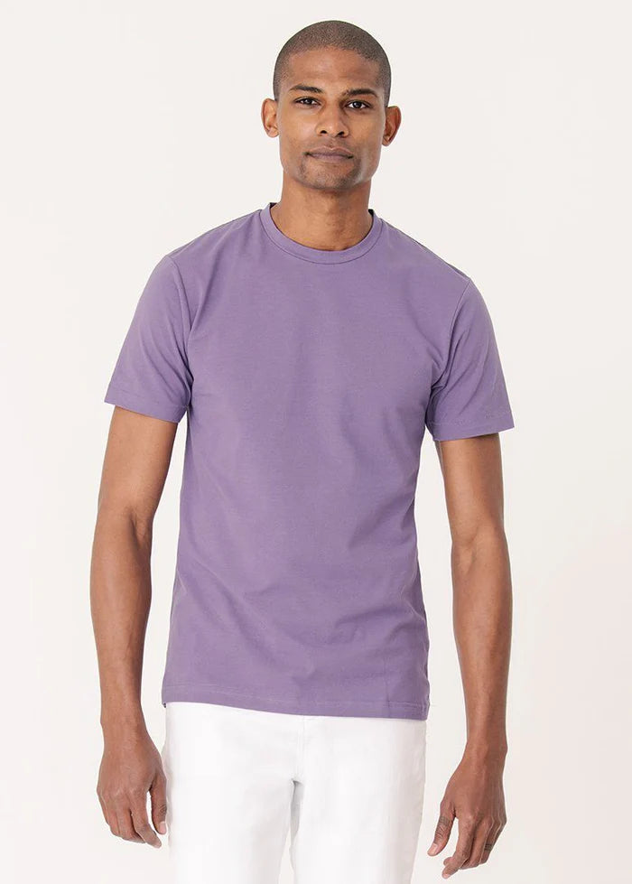 Cotton Stetch T-shirt Grape