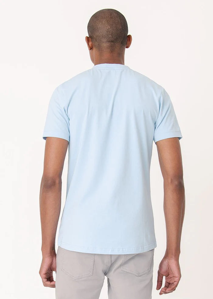 Cotton Stretch T-Shirt Light Blue