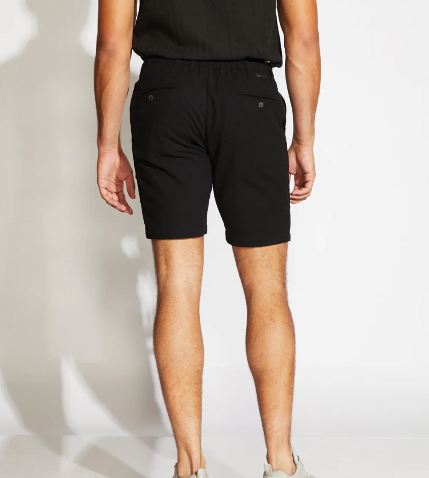 Casablanca Linen Blend Shorts Black