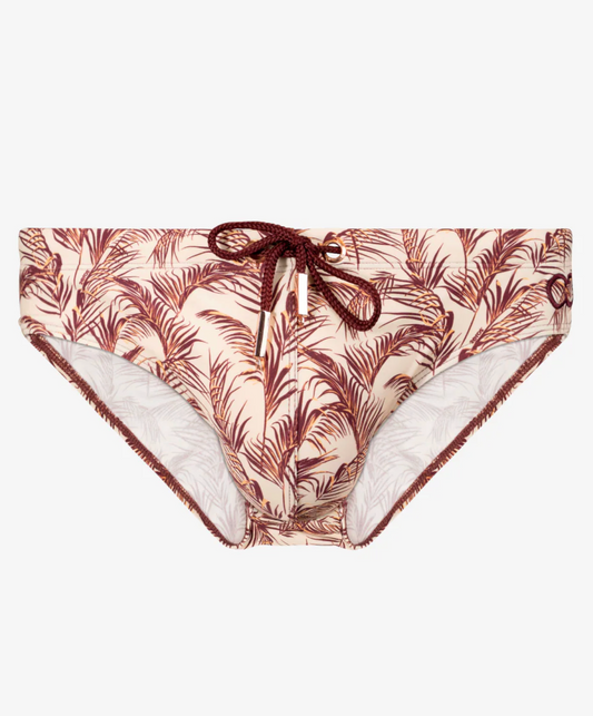 V10 Print Swim Brief - Pastel Hawaii