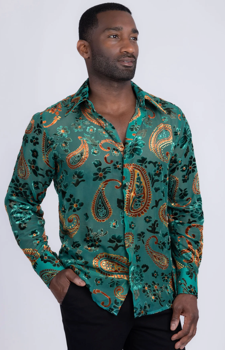 Teal Long Sleeve Shirt