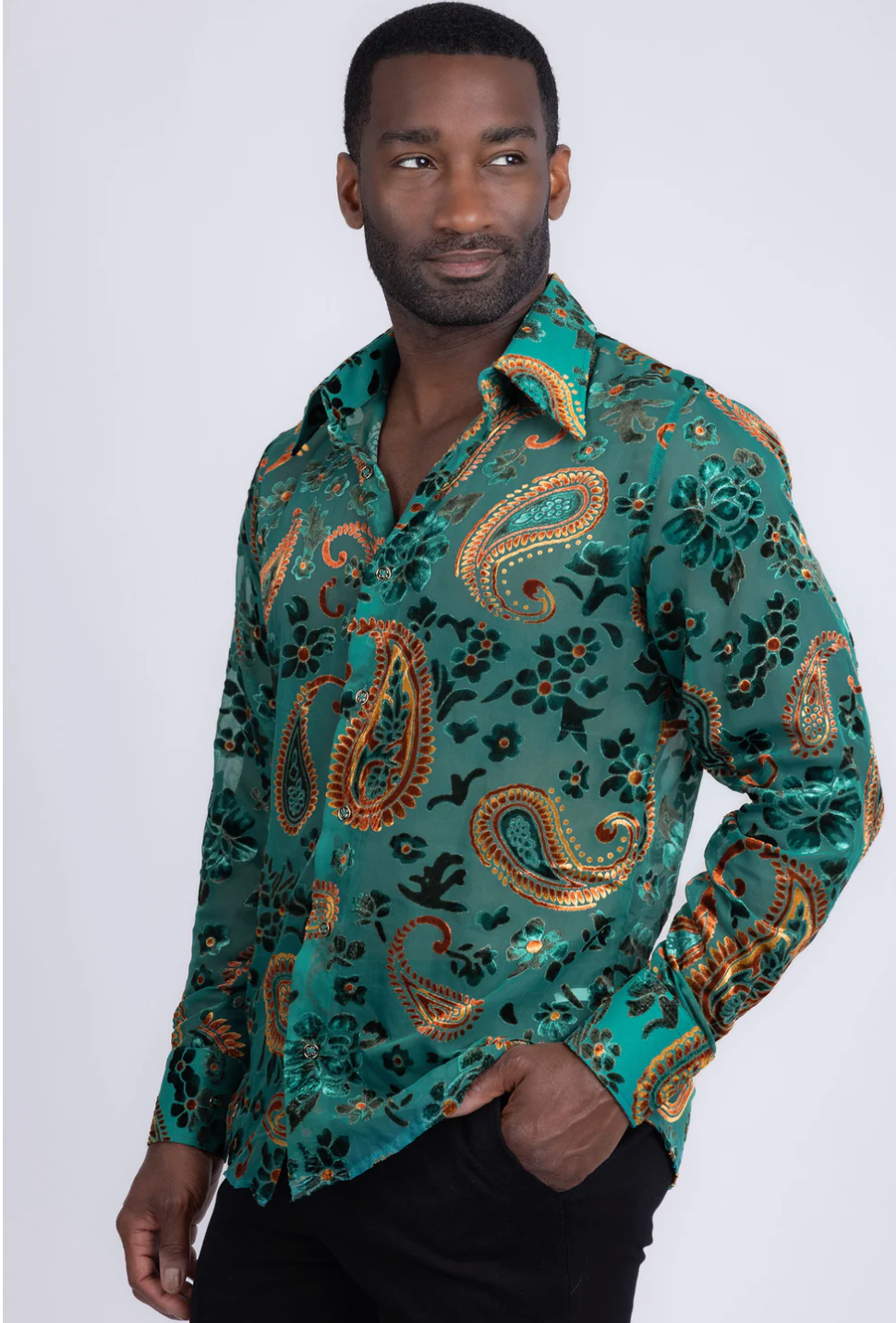 Teal Long Sleeve Shirt