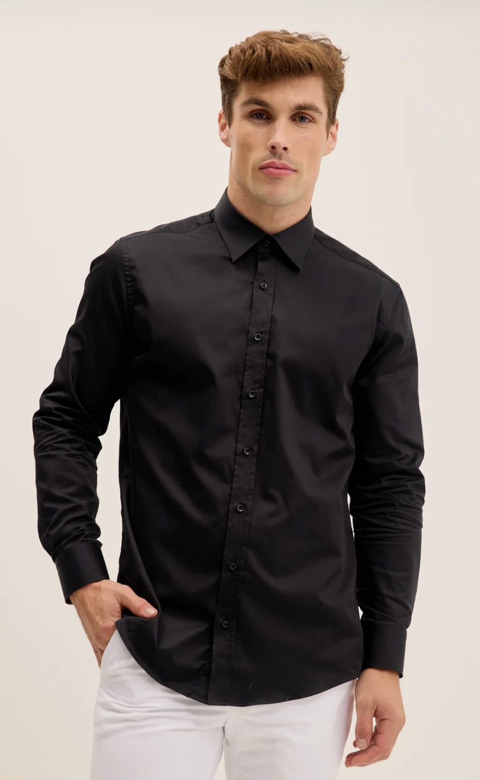 Cotton Classic Collar Dress Shirt