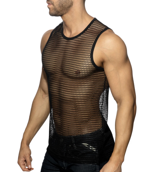 Crochet-Style Tank Top