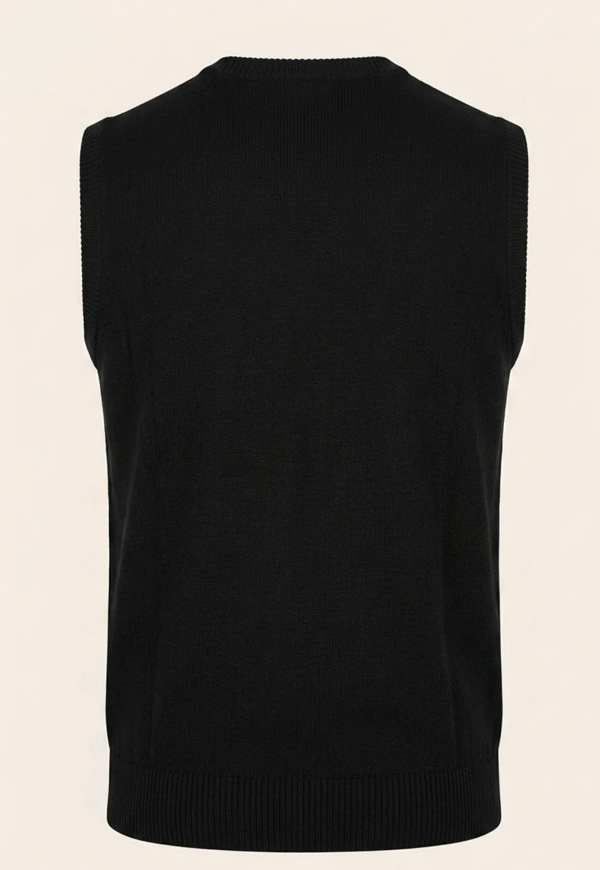 Classic V-Neck Knitted Vest
