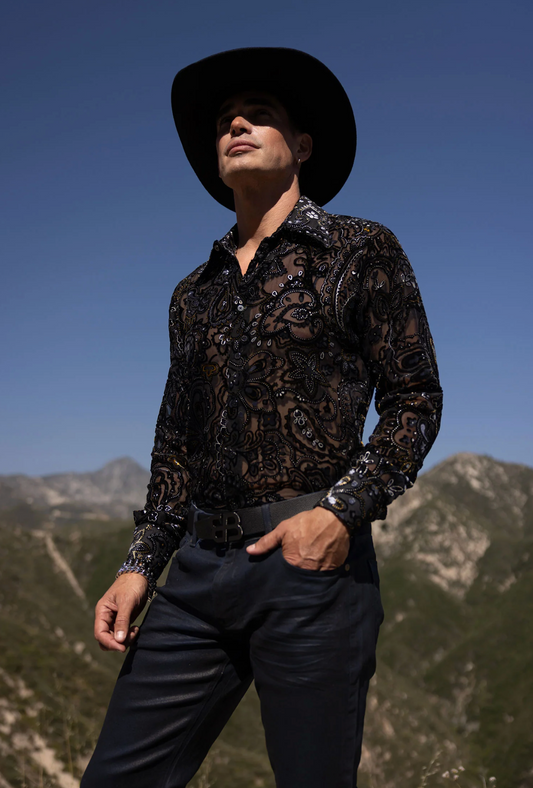 Valluto Paisley Long Sleeve Shirt