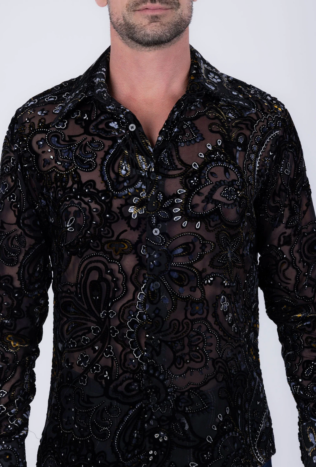 Valluto Paisley Long Sleeve Shirt