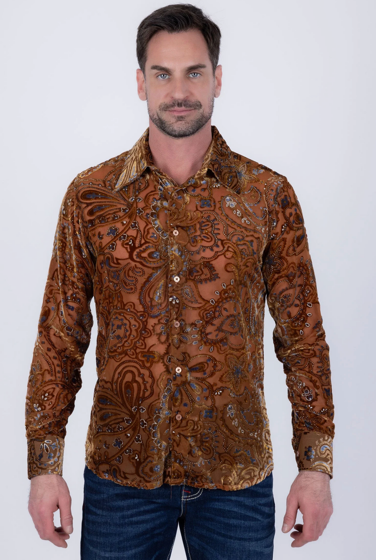 Valluto Paisley Long Sleeve Shirt