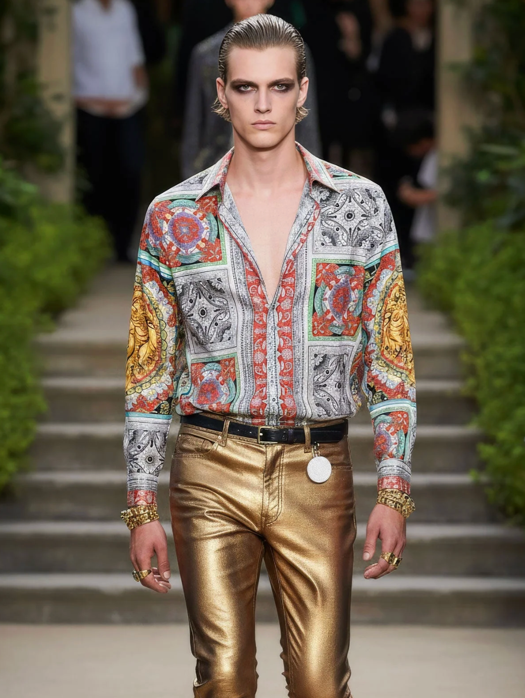 Baroque swatches Long Sleeve Shirt