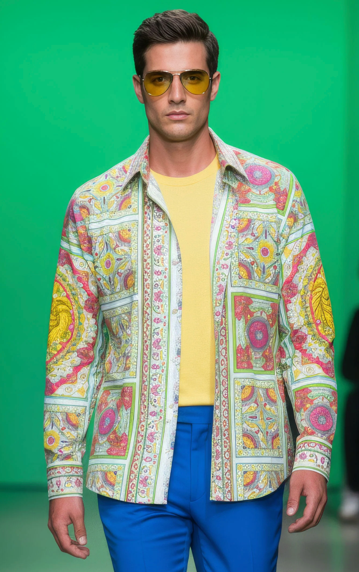 Baroque swatches Long Sleeve Shirt