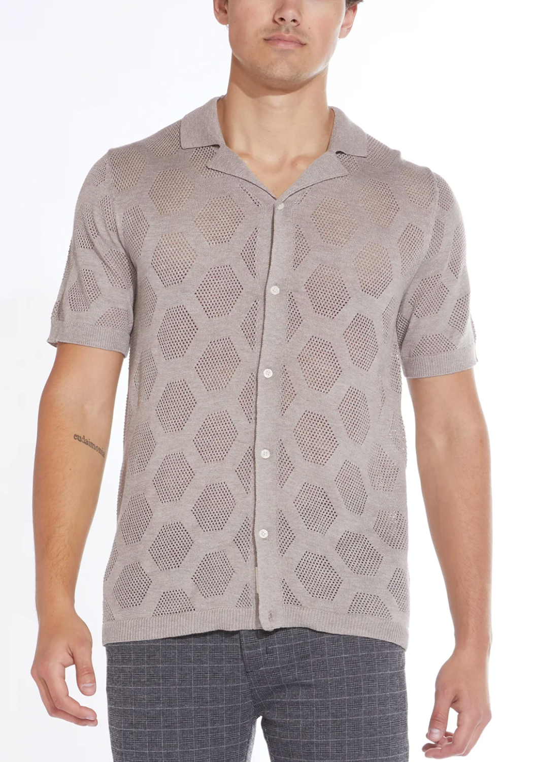 DIEGO | sweater knit resort shirt |