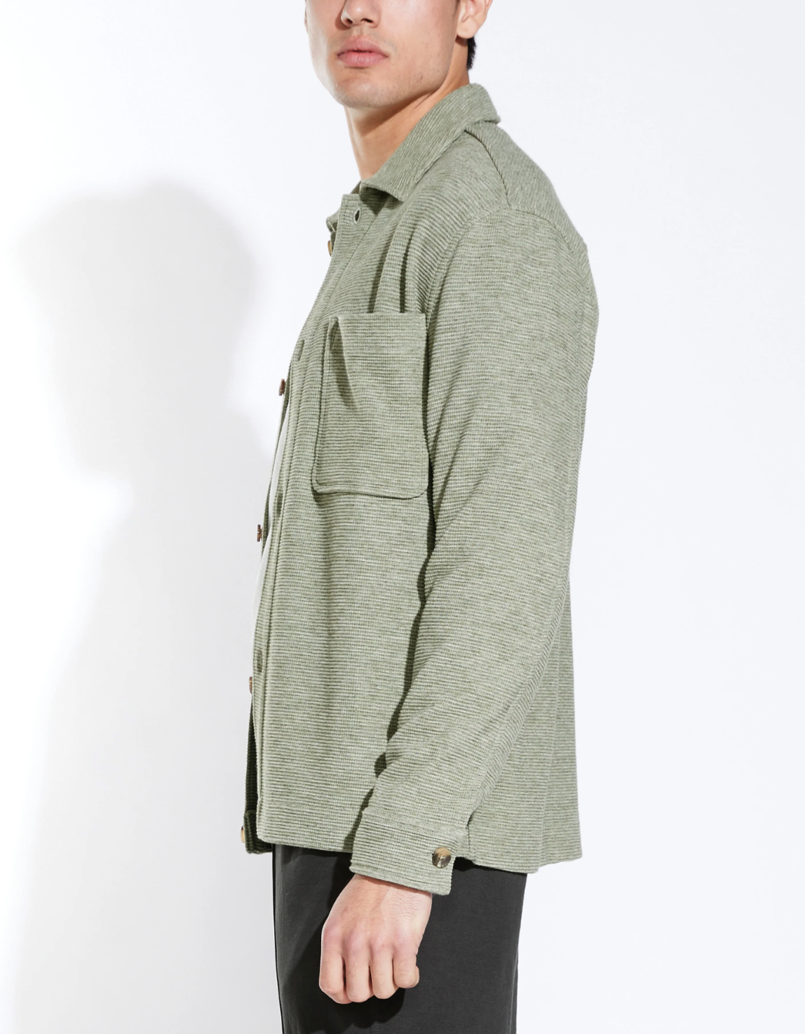 Boxy Fit Knit Overshirt