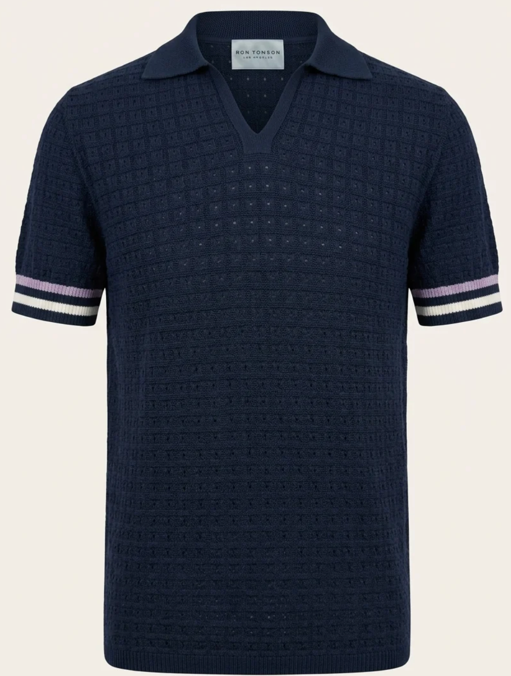 Waffle Polo Shirt
