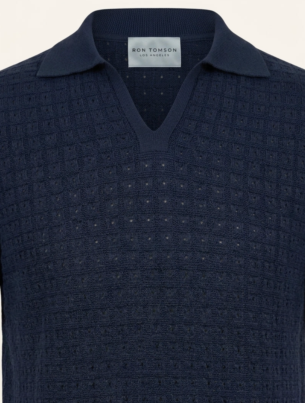 Waffle Polo Shirt