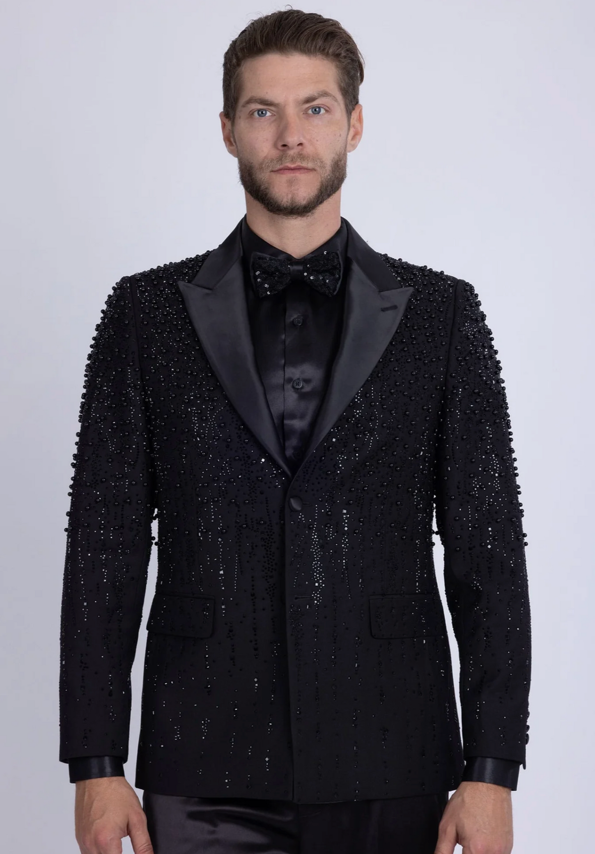 Midnight Rain Rhinestone Blazer