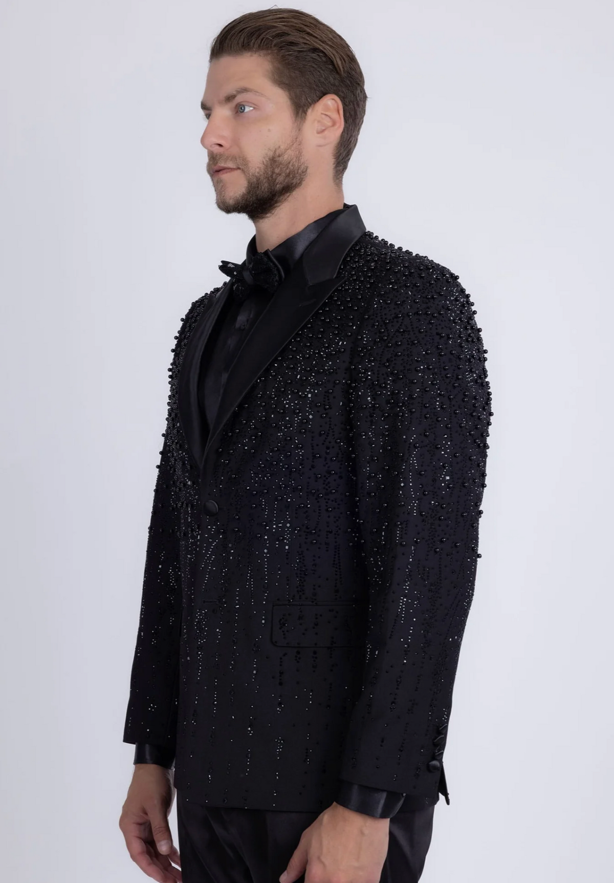Midnight Rain Rhinestone Blazer