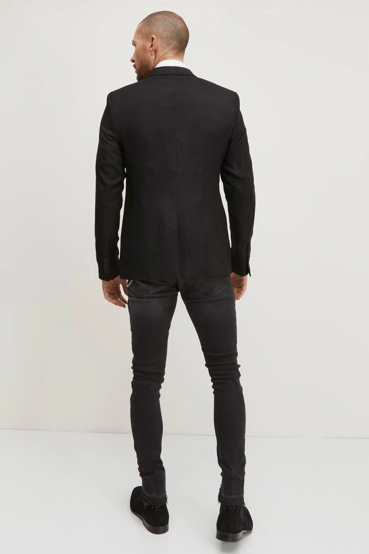 Lightweight Geometric Blazer