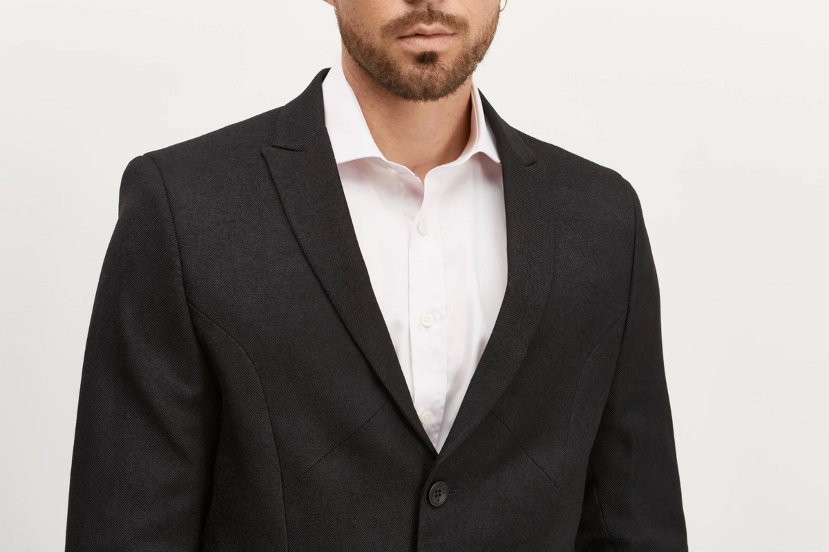 Lightweight Geometric Blazer
