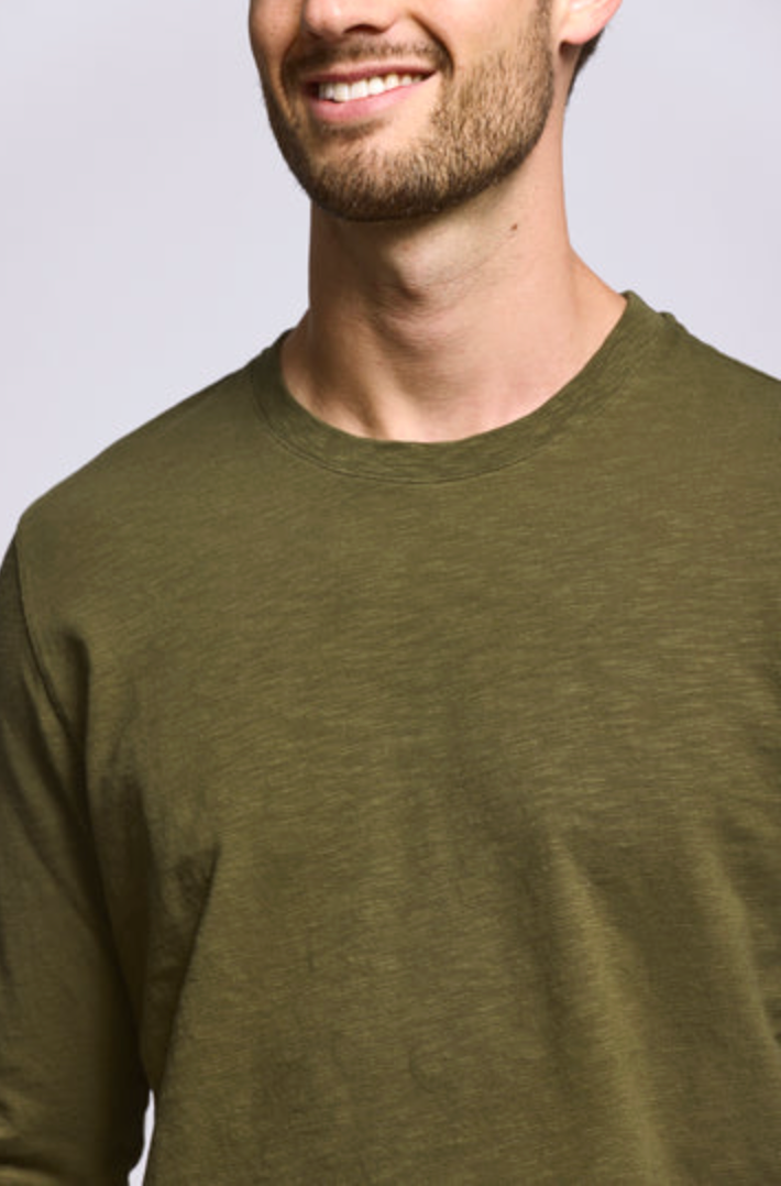 Long Sleeve Slub Cotton Jersey