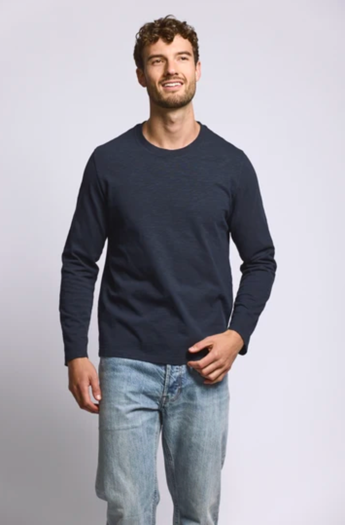 Long Sleeve Slub Cotton Jersey
