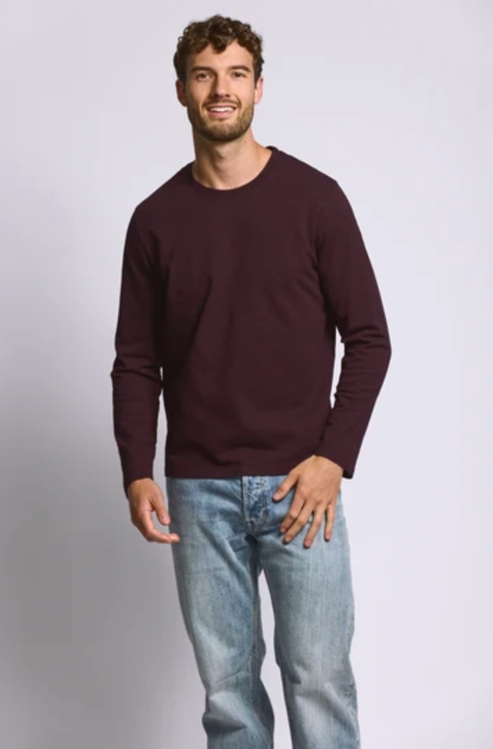 Long Sleeve Slub Cotton Jersey