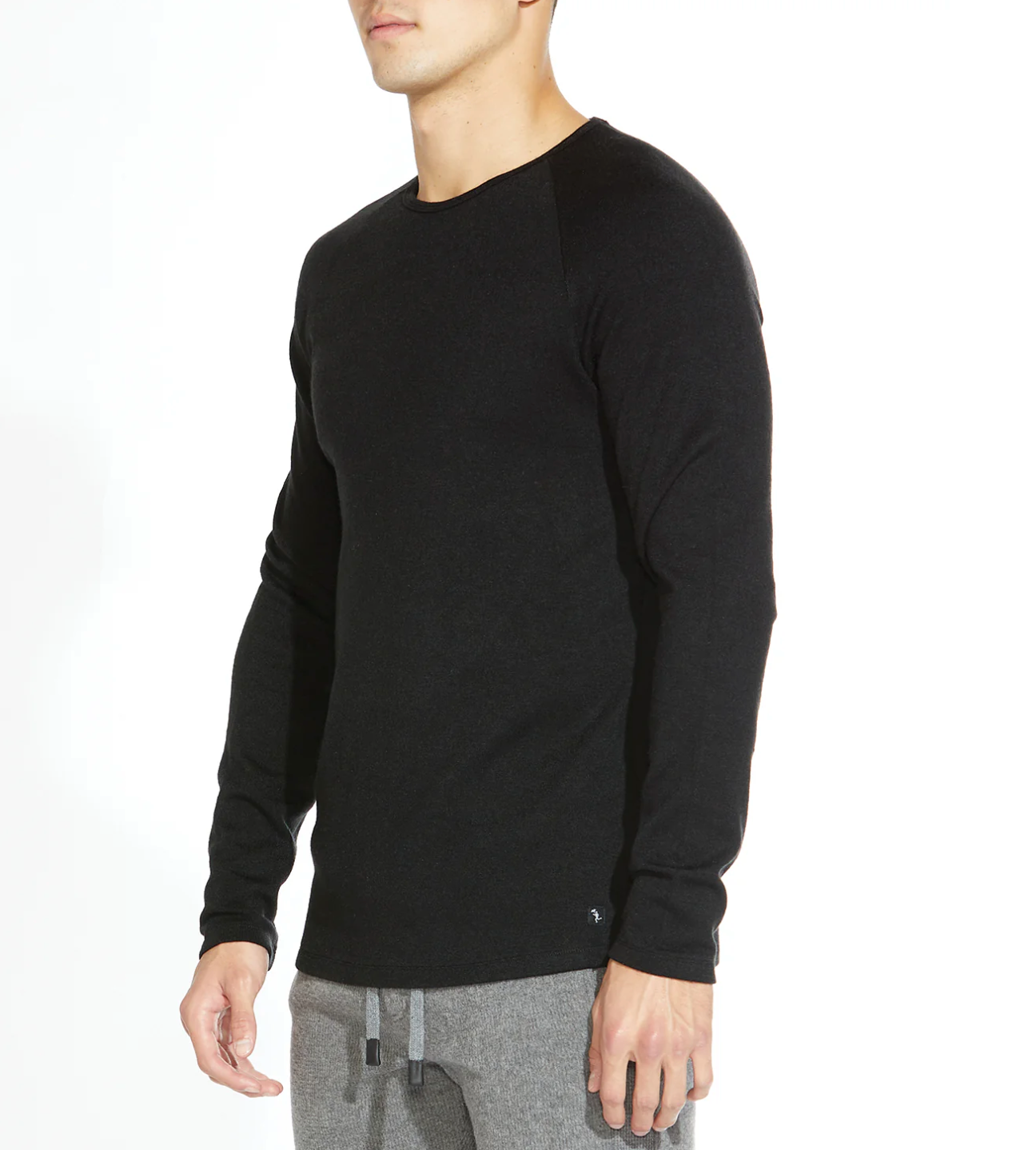 Burke crewneck Tee Black