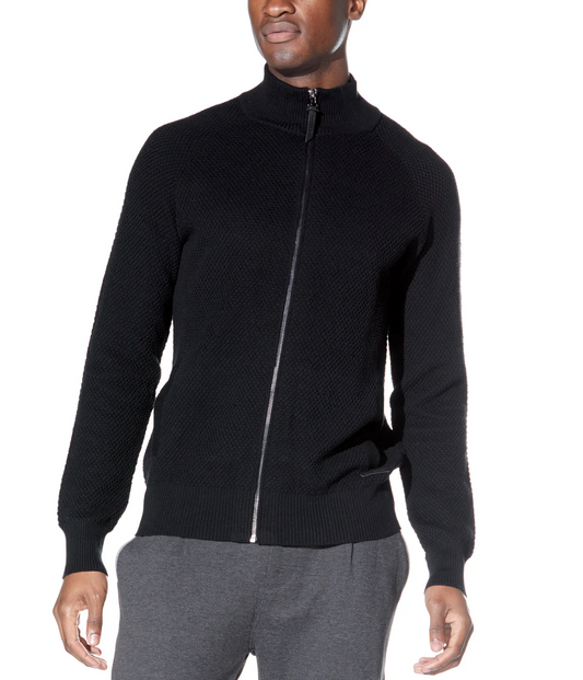 Nikhil Long Sleeve Zip Funnel Neck