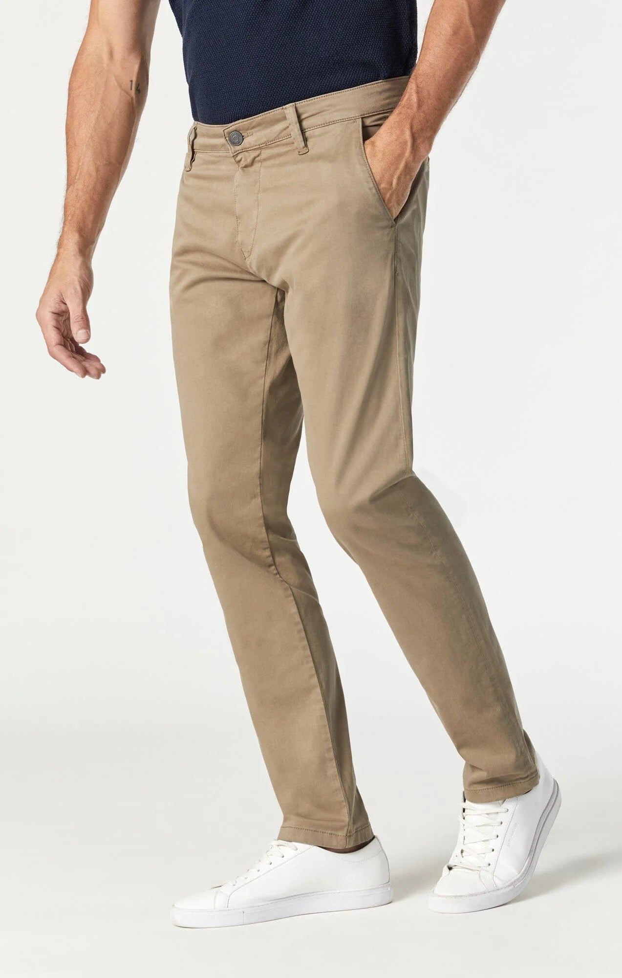 Johnny Slim Chino British Khaki Twill