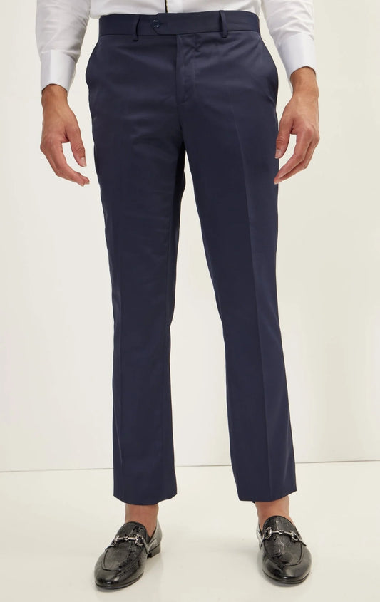 Classic Tuxedo Pants - Navy