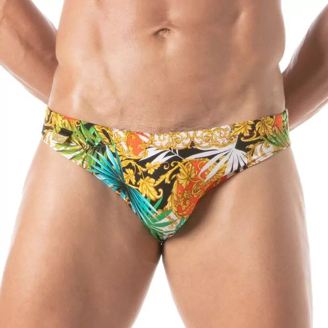 Baroque Swim Mini Briefs Orange