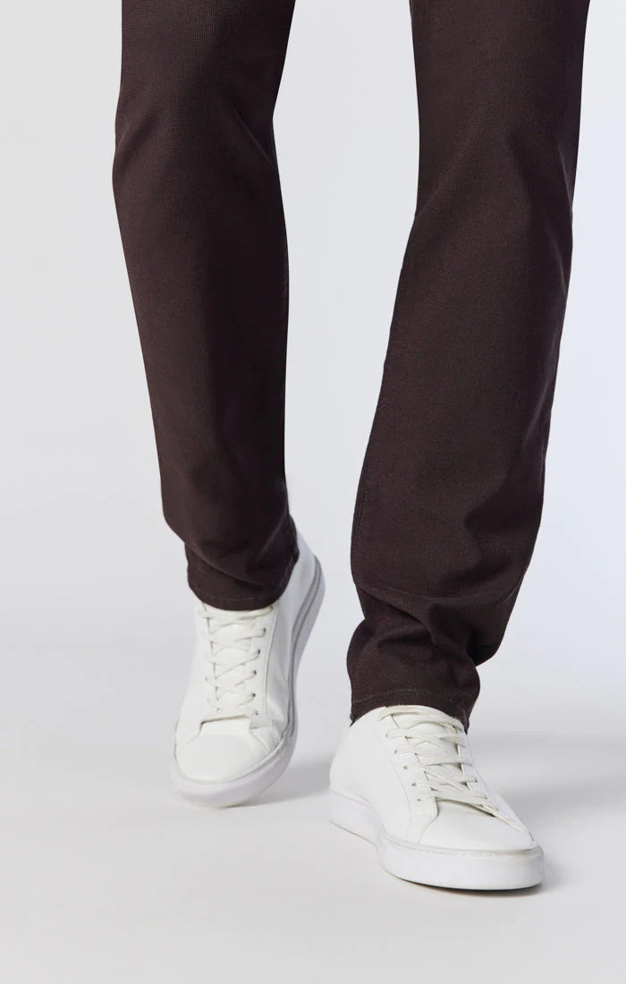 Jake Slim Leg Pants | Brown Fancy