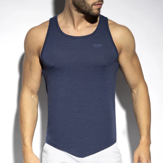 Flame Tank Top Navy