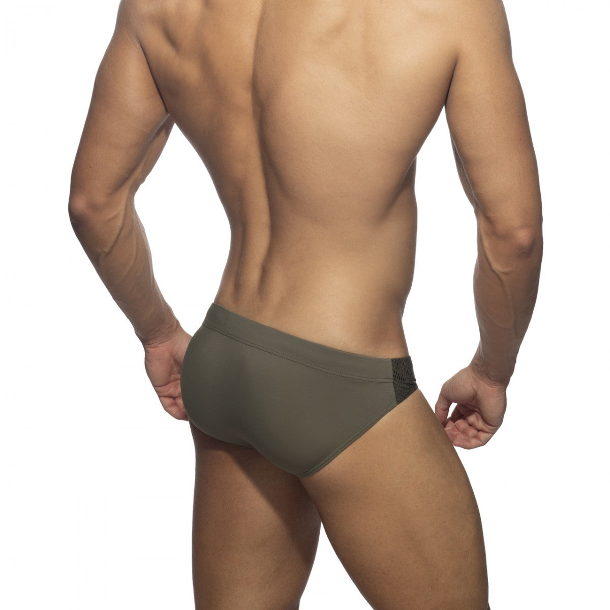 Golden Snake Swim Brief Khaki