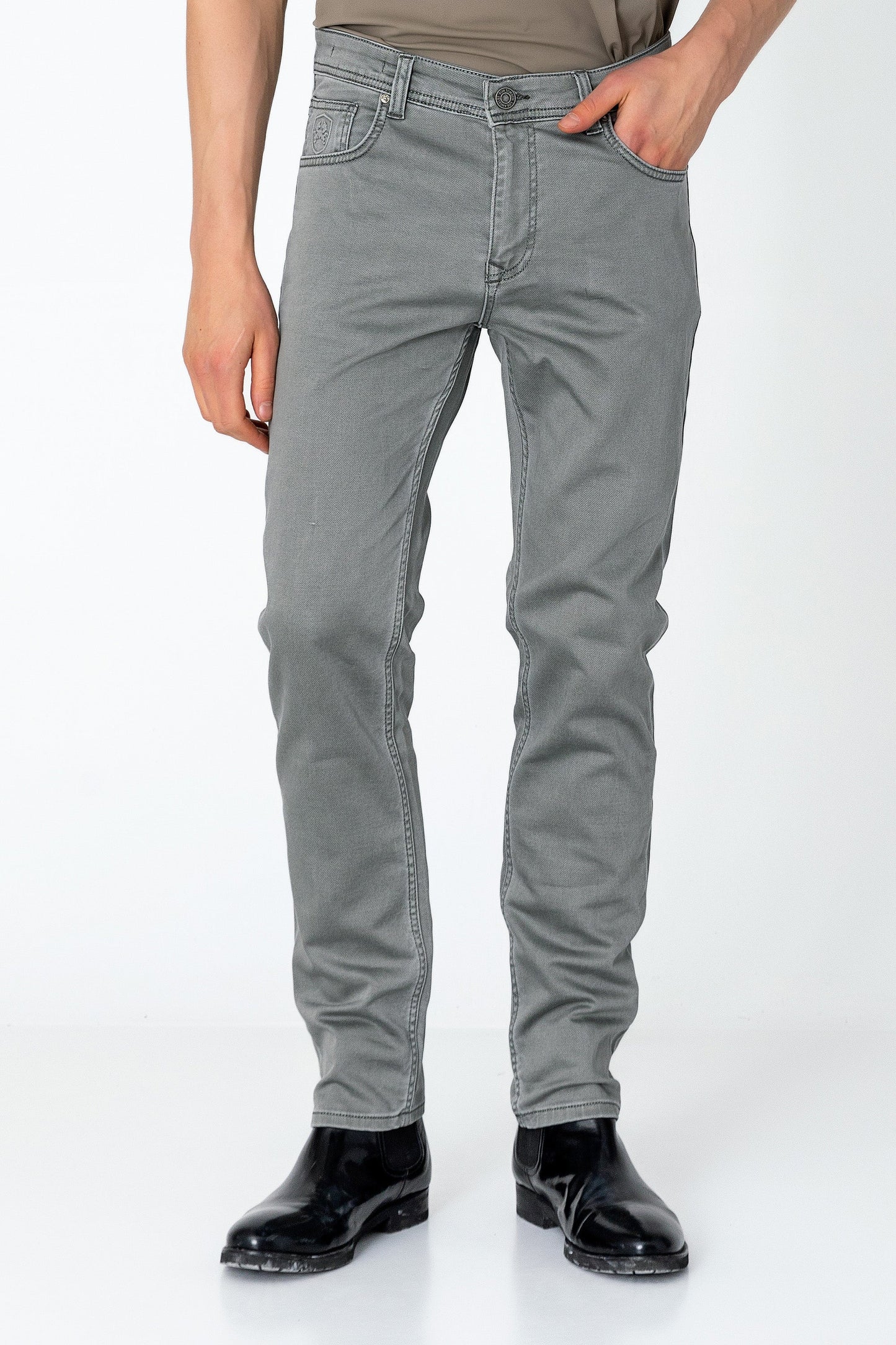 Slim Fit Jeans Gray