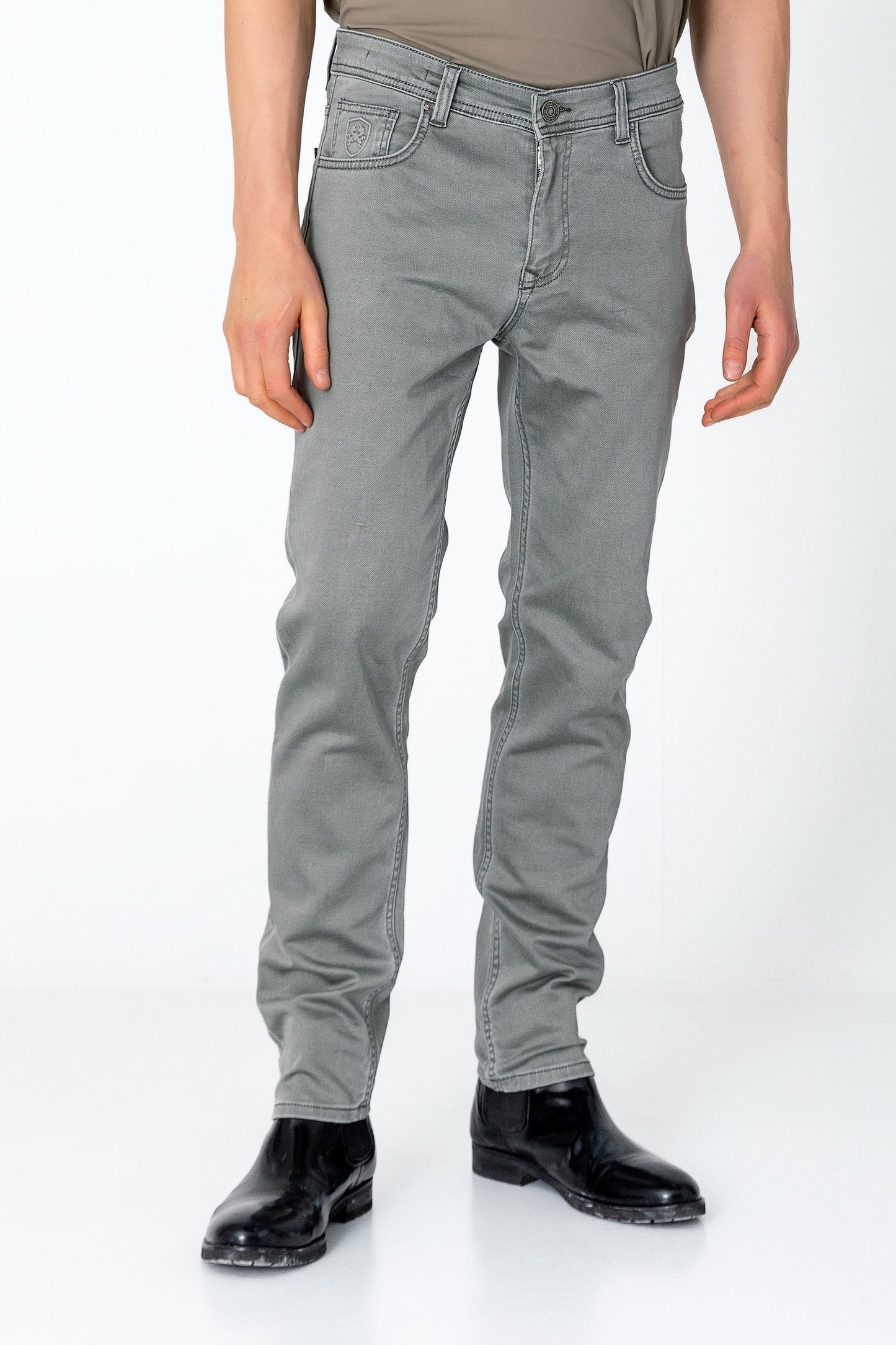 Slim Fit Jeans Gray