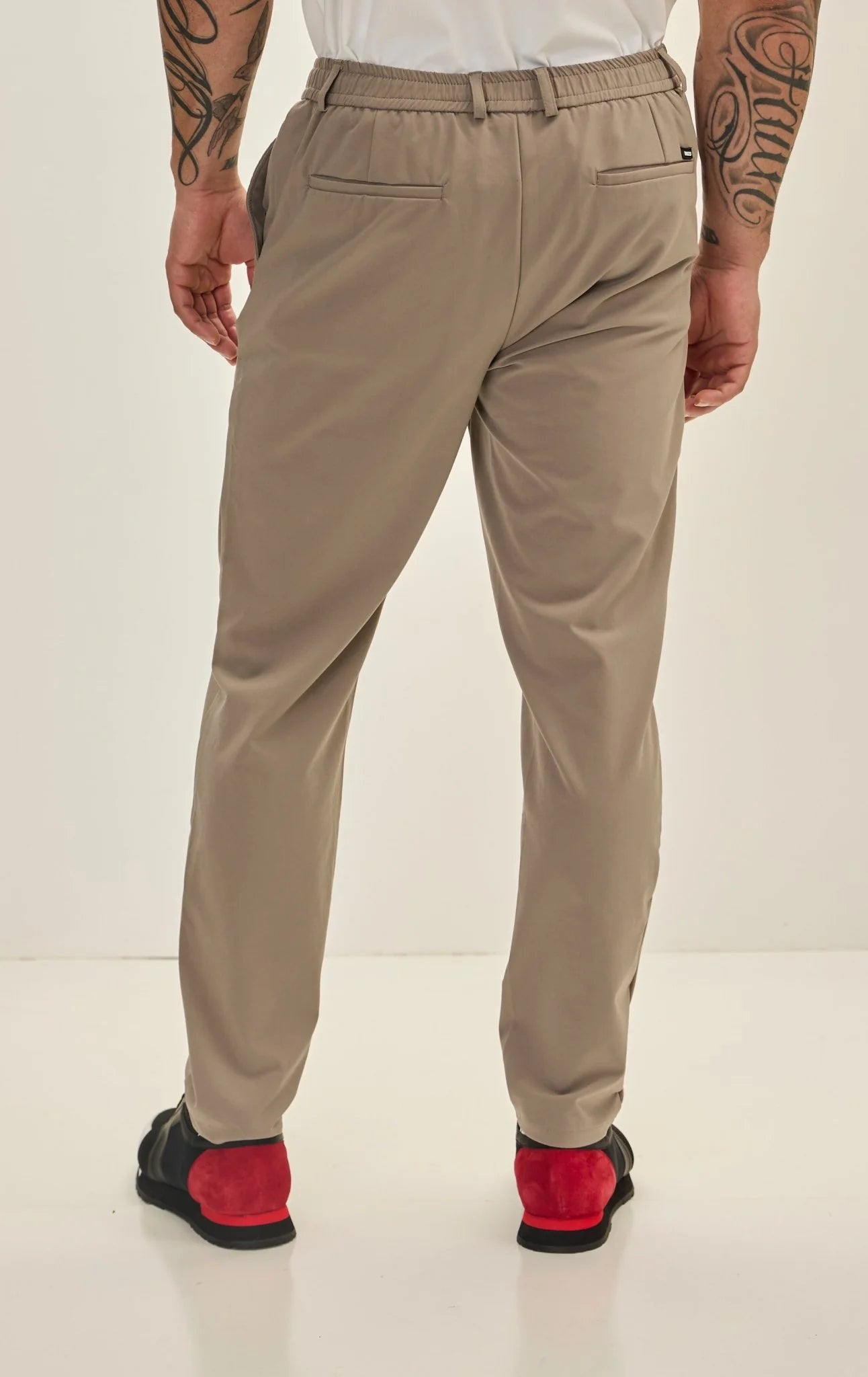 Wrinkle Free Tapered Travel Pants - Vizon